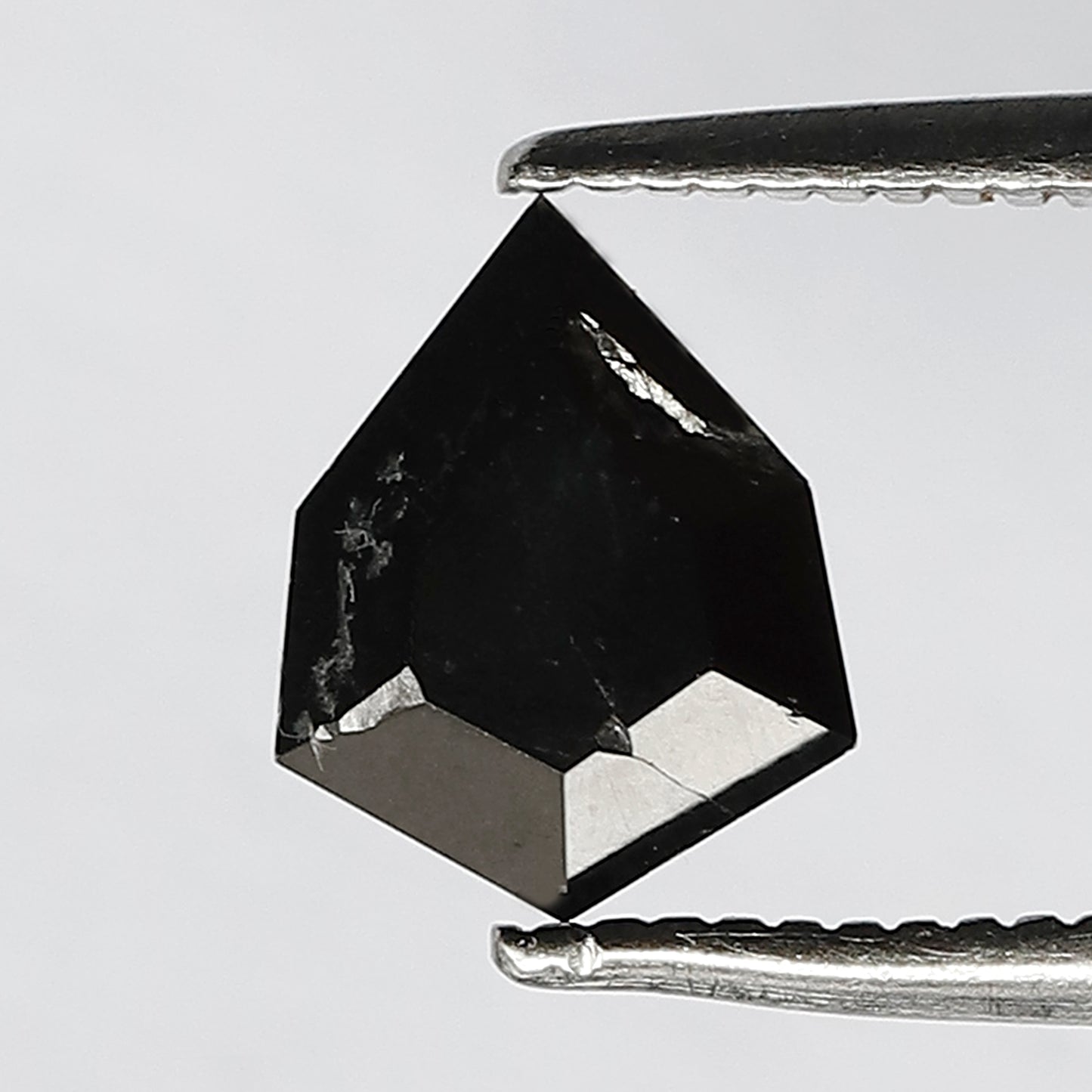 1.15 CT Fancy Modified Cut Black Salt and Pepper Loose Diamond made for Vintage Rings