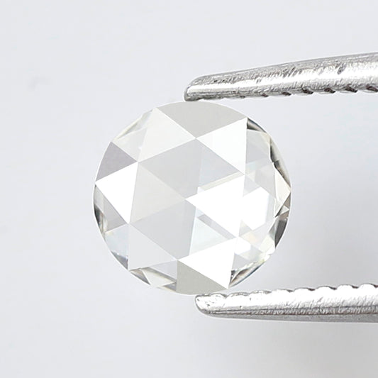 0.47 Ct Round Rose Cut Diamond GH VS, Natural Conflict Free Loose Diamond for Proposal Ring