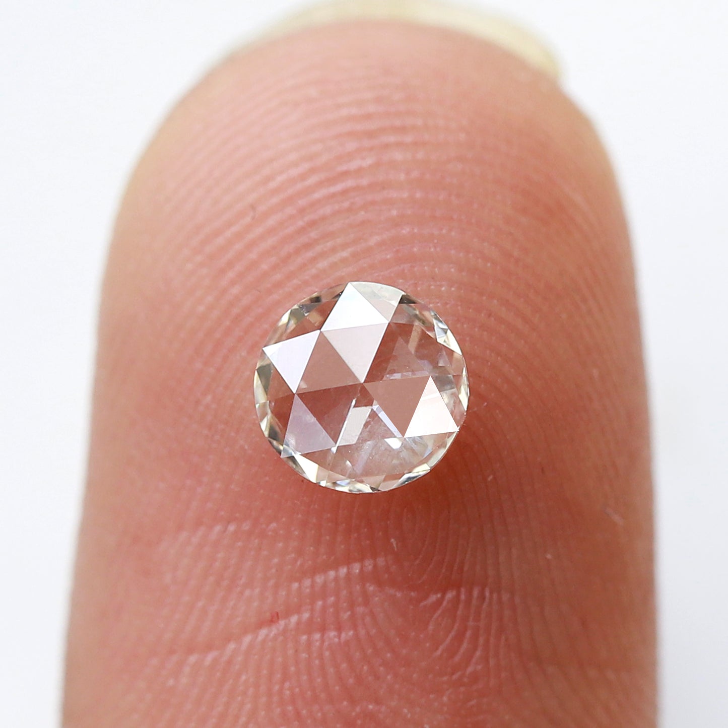 0.47 Ct Round Rose Cut Diamond GH VS, Natural Conflict Free Loose Diamond for Proposal Ring