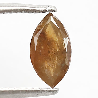 0.48 Ct Marquise Rustic Diamond | 7.6 mm Natural Conflict Free Loose Diamond for Anniversary Ring