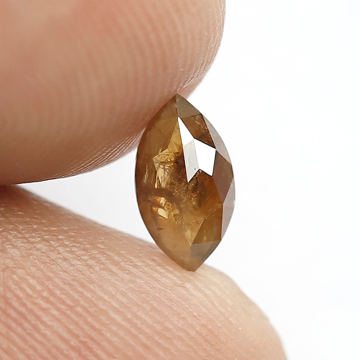 0.48 Ct Marquise Rustic Diamond | 7.6 mm Natural Conflict Free Loose Diamond for Anniversary Ring