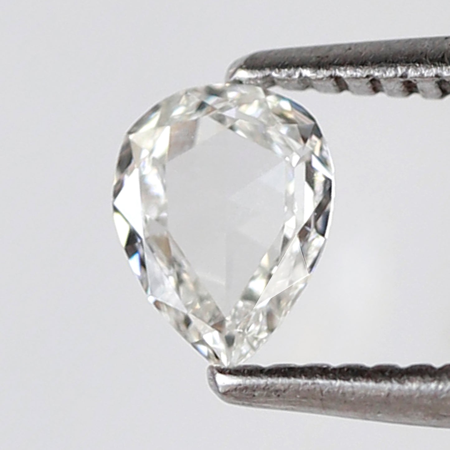 Pear Shape 0.29 Ct Rose Cut Diamond FG Color-VS Clarity, Natural Loose Conflict Free Diamond for Minimalist Jewelry