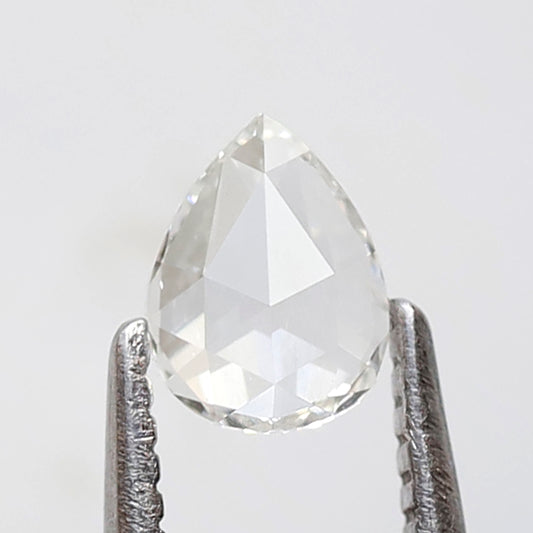 Pear Shape 0.29 Ct Rose Cut Diamond FG Color-VS Clarity, Natural Loose Conflict Free Diamond for Minimalist Jewelry