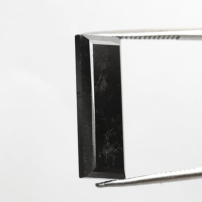 Black Baguette Diamond: 6.34 CT Natural Opaque AAA Quality (18.90mm)
