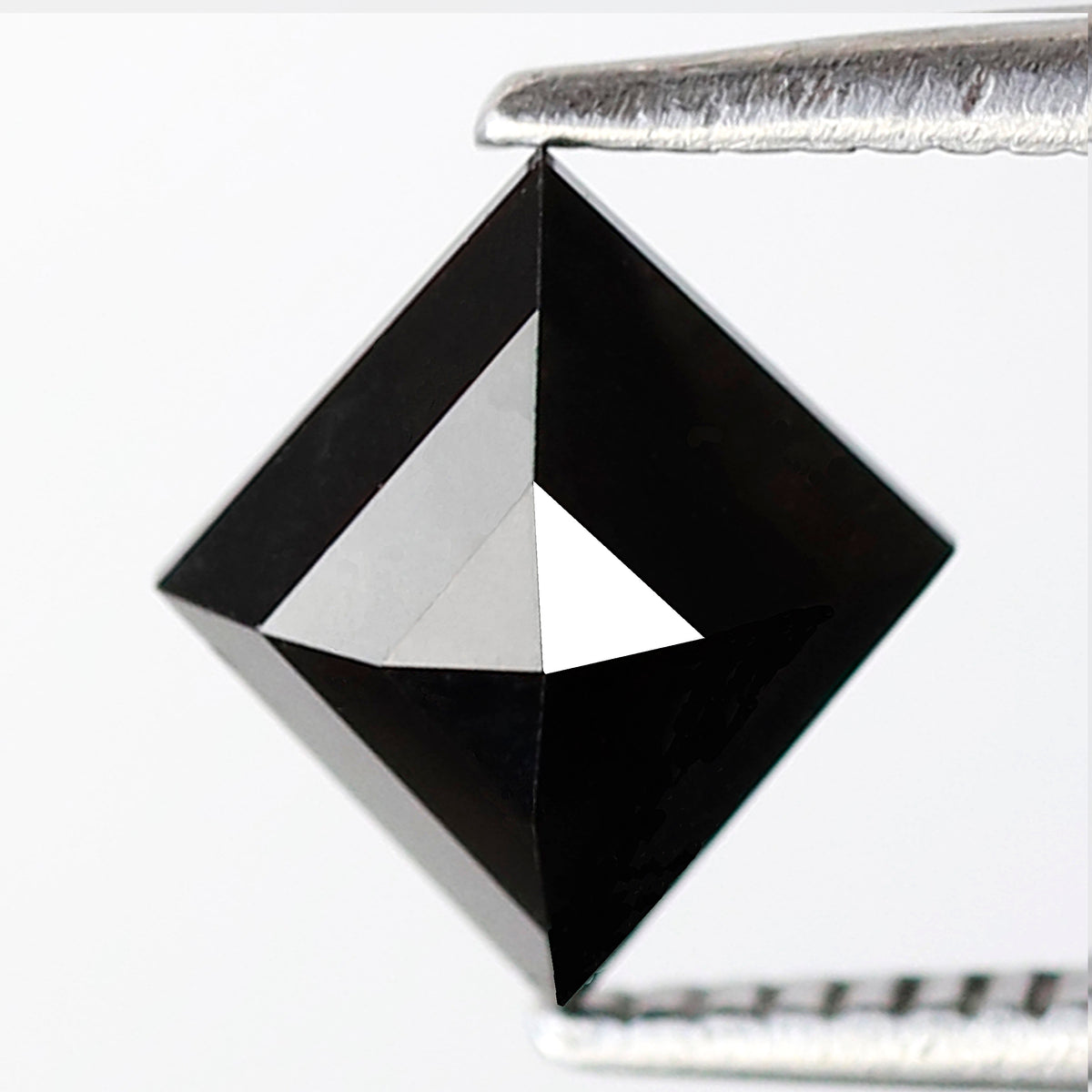 1.25 Ct Kite Shape Black Diamond 8.30 mm, Natural Treated Loose Conflict Free Diamond for Anniversary Ring Gift