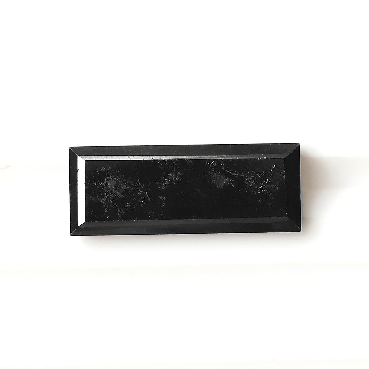 Black Baguette Diamond: 6.34 CT Natural Opaque AAA Quality (18.90mm)