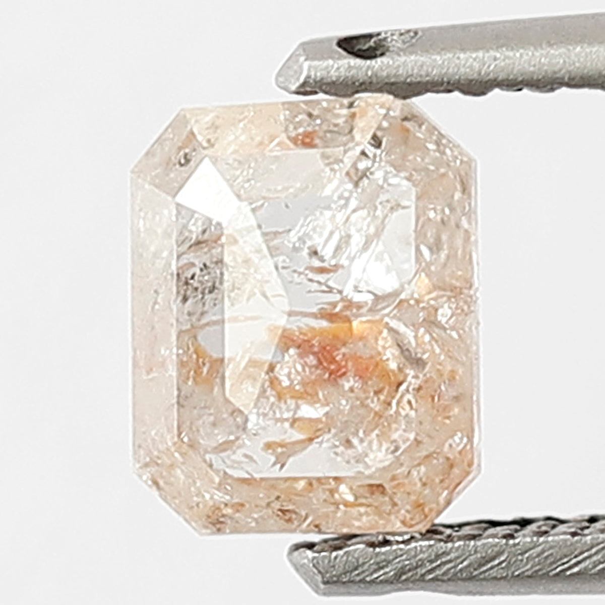 0.44 CT, 5.2 MM Loose Natural Diamond, Ethically Sourced Translucent Rustic Diamond