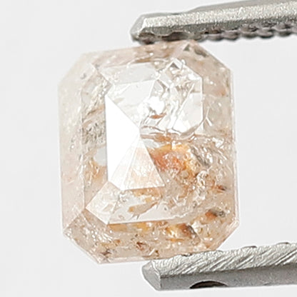 0.44 CT, 5.2 MM Loose Natural Diamond, Ethically Sourced Translucent Rustic Diamond