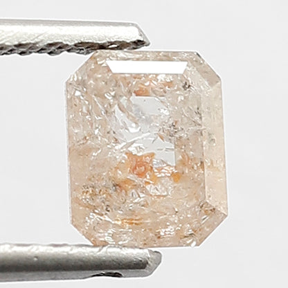 0.44 CT, 5.2 MM Loose Natural Diamond, Ethically Sourced Translucent Rustic Diamond