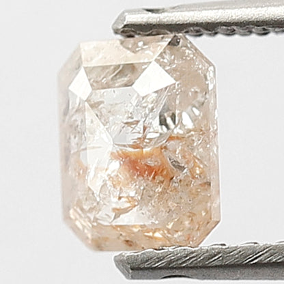 0.44 CT, 5.2 MM Loose Natural Diamond, Ethically Sourced Translucent Rustic Diamond