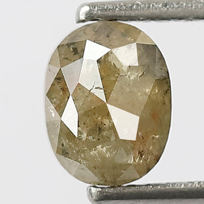 Oval Shape 1.08 CT Loose Rustic Diamond, Natural Ethically Sourced Earth Mined Diamond For Earrings