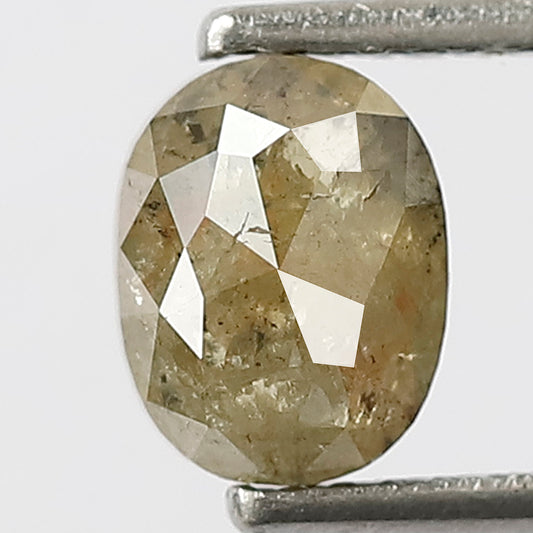 Oval Shape 1.08 CT Loose Rustic Diamond, Natural Ethically Sourced Earth Mined Diamond For Earrings