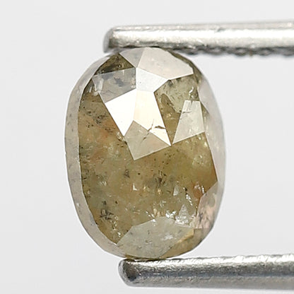 Oval Shape 1.08 CT Loose Rustic Diamond, Natural Ethically Sourced Earth Mined Diamond For Earrings