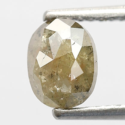 Oval Shape 1.08 CT Loose Rustic Diamond, Natural Ethically Sourced Earth Mined Diamond For Earrings