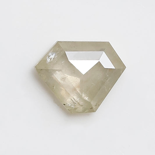 0.57 CT Geometric Shape Natural Loose Diamond, yellow color salt and pepper Diamond, 5 mm perfect for making custom design crystal jewelry