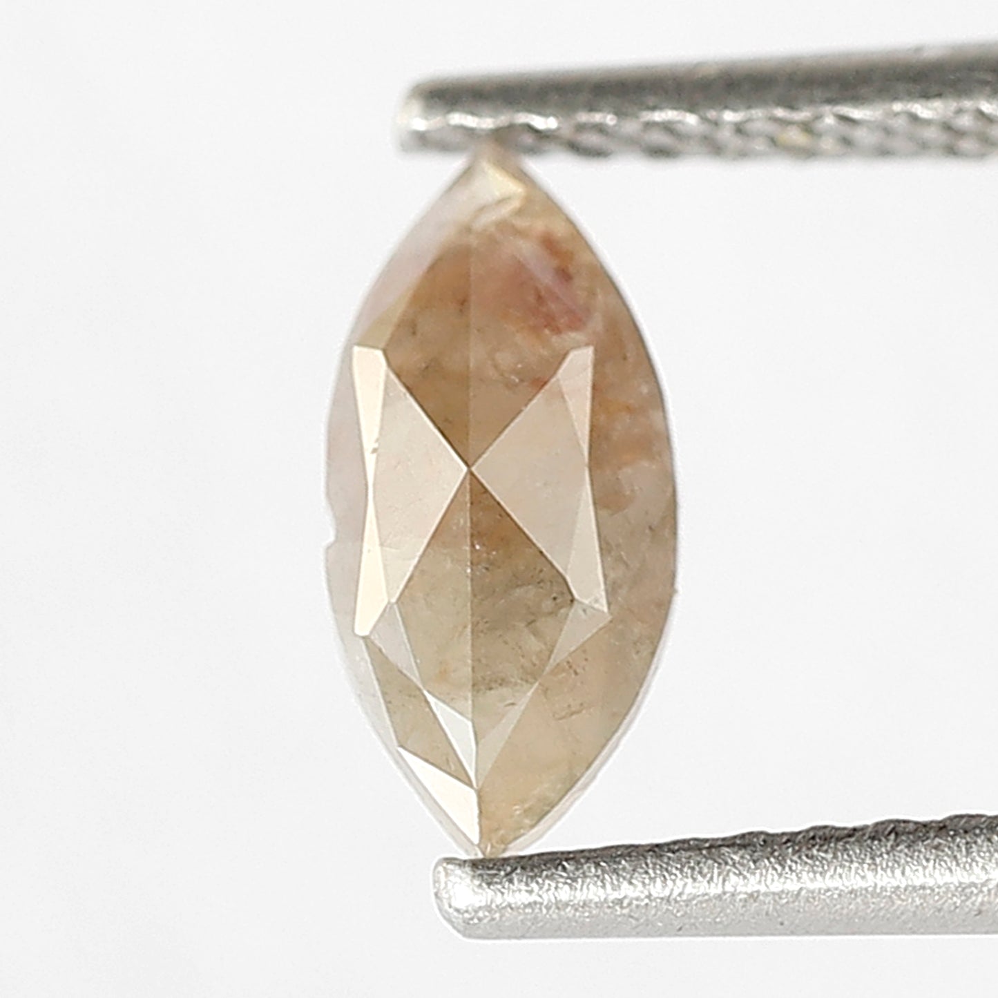 Marquise 0.57 Ct Natural Grayish Red Rustic Diamond | Ethical Loose Diamond for Engagement Ring