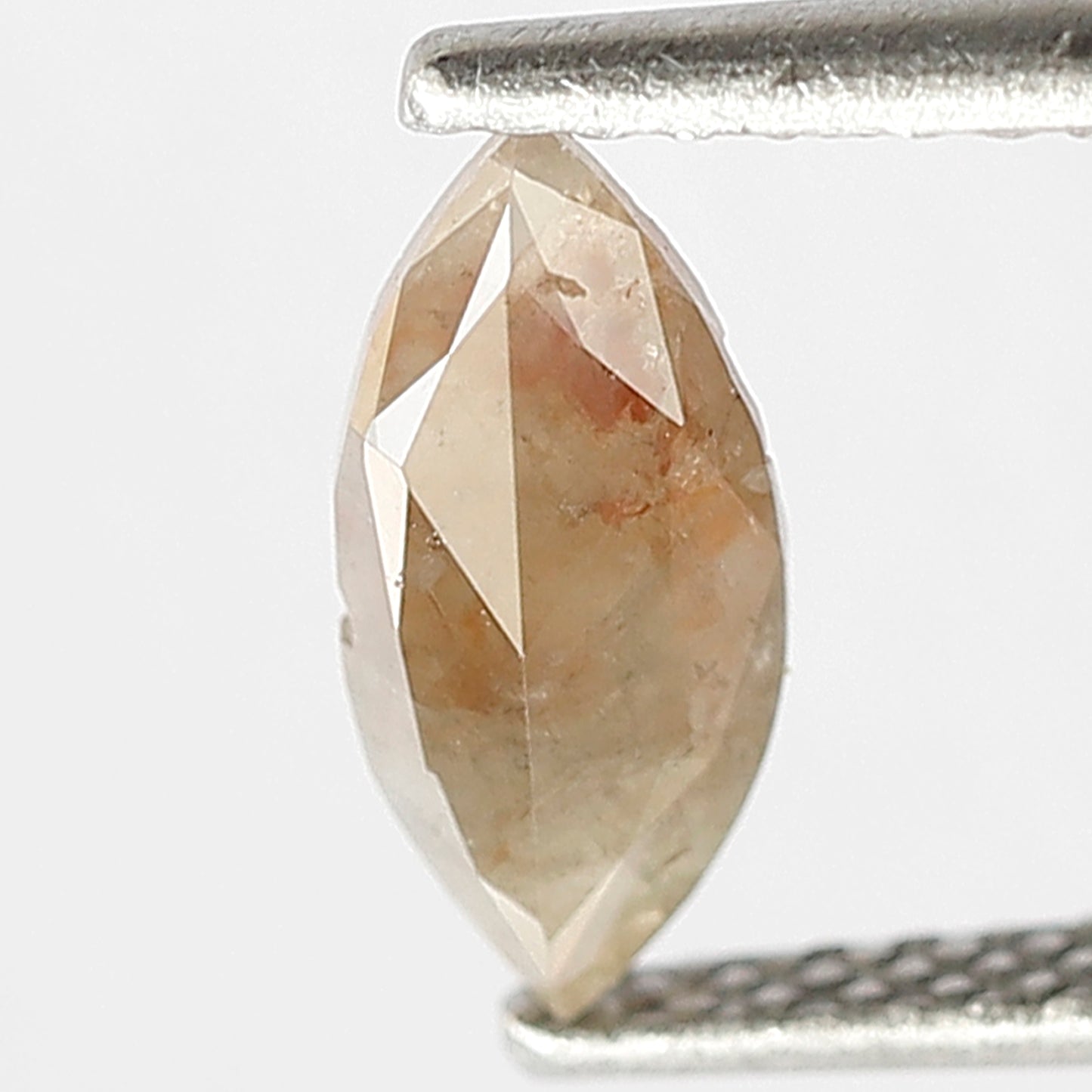 Marquise 0.57 Ct Natural Grayish Red Rustic Diamond | Ethical Loose Diamond for Engagement Ring