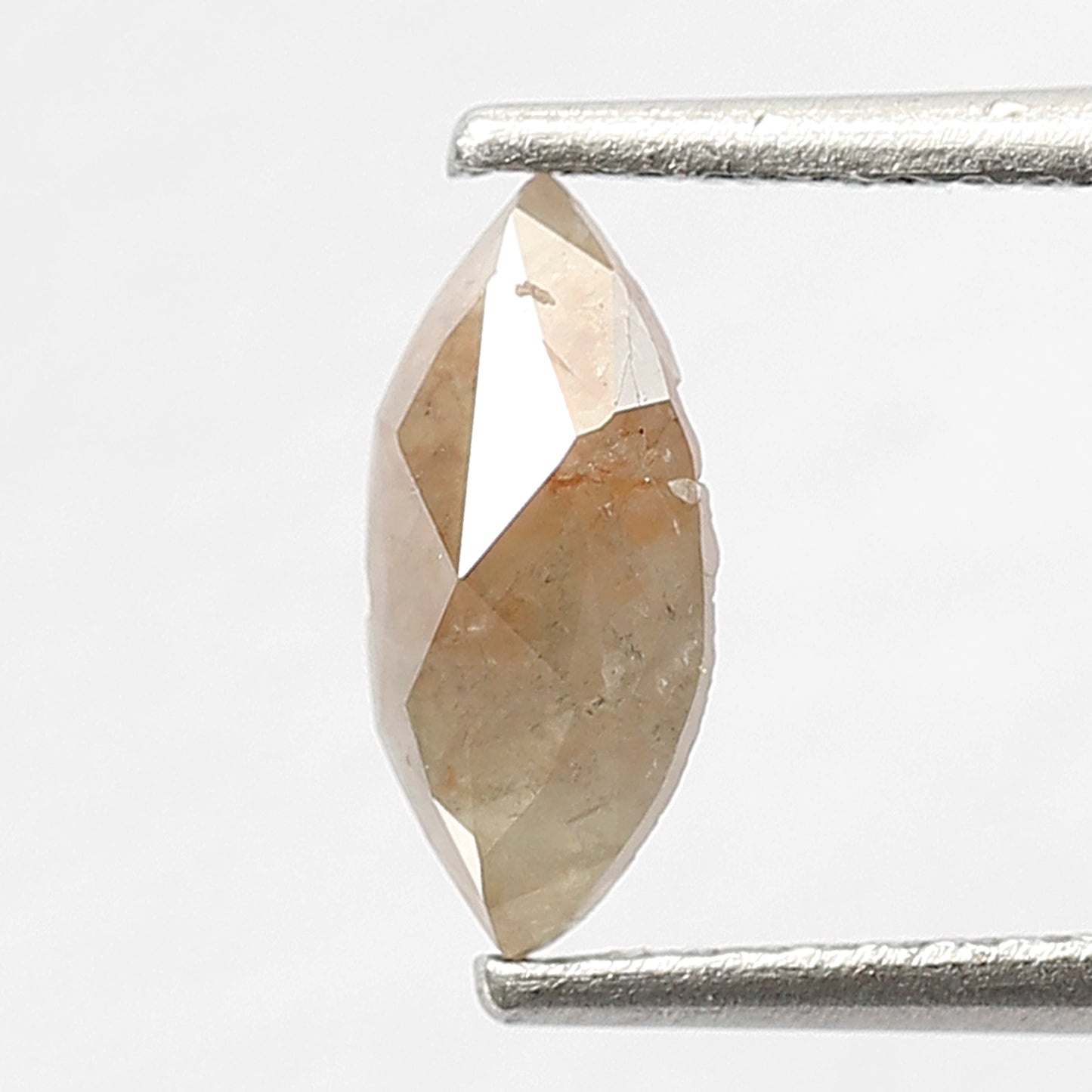 Marquise 0.57 Ct Natural Grayish Red Rustic Diamond | Ethical Loose Diamond for Engagement Ring