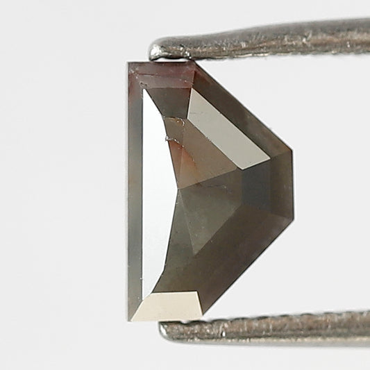 0.77 Ct Geometric Cut Rustic Diamond | 5 x 7.60 mm Natural Conflict Free Loose Diamond For Custom Pendant
