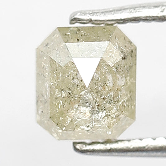 1.06 CT Natural Emerald cut Loose Diamond, 5.80 mm Conflict Free Rustic Diamond For Wedding Band