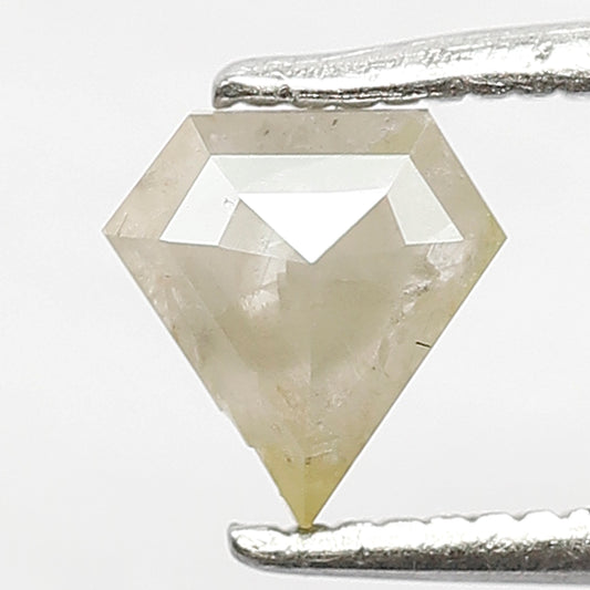 Pentagon 0.55 Ct Natural Grayish Yellow Rustic Diamond | Loose Diamond for Wedding Jewelry