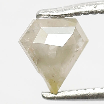 Pentagon 0.55 Ct Natural Grayish Yellow Rustic Diamond | Loose Diamond for Wedding Jewelry