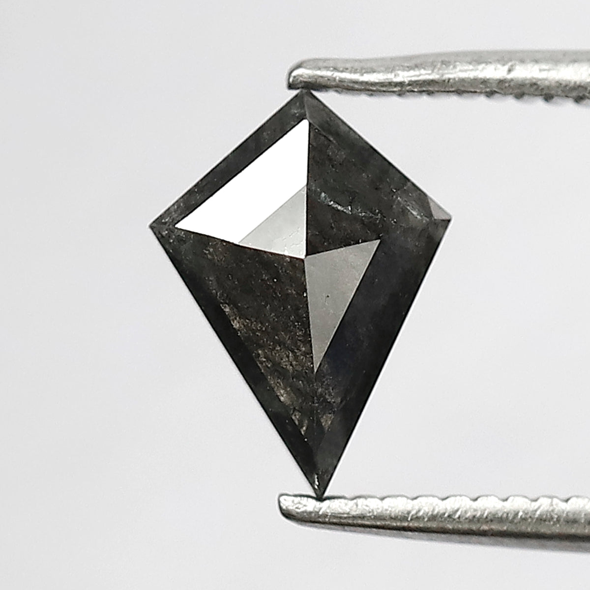 1.00 Carat Kite Cut Salt and Pepper Diamond | Natural Black Gray Diamond | Unique Ethical Loose Stone for Ring