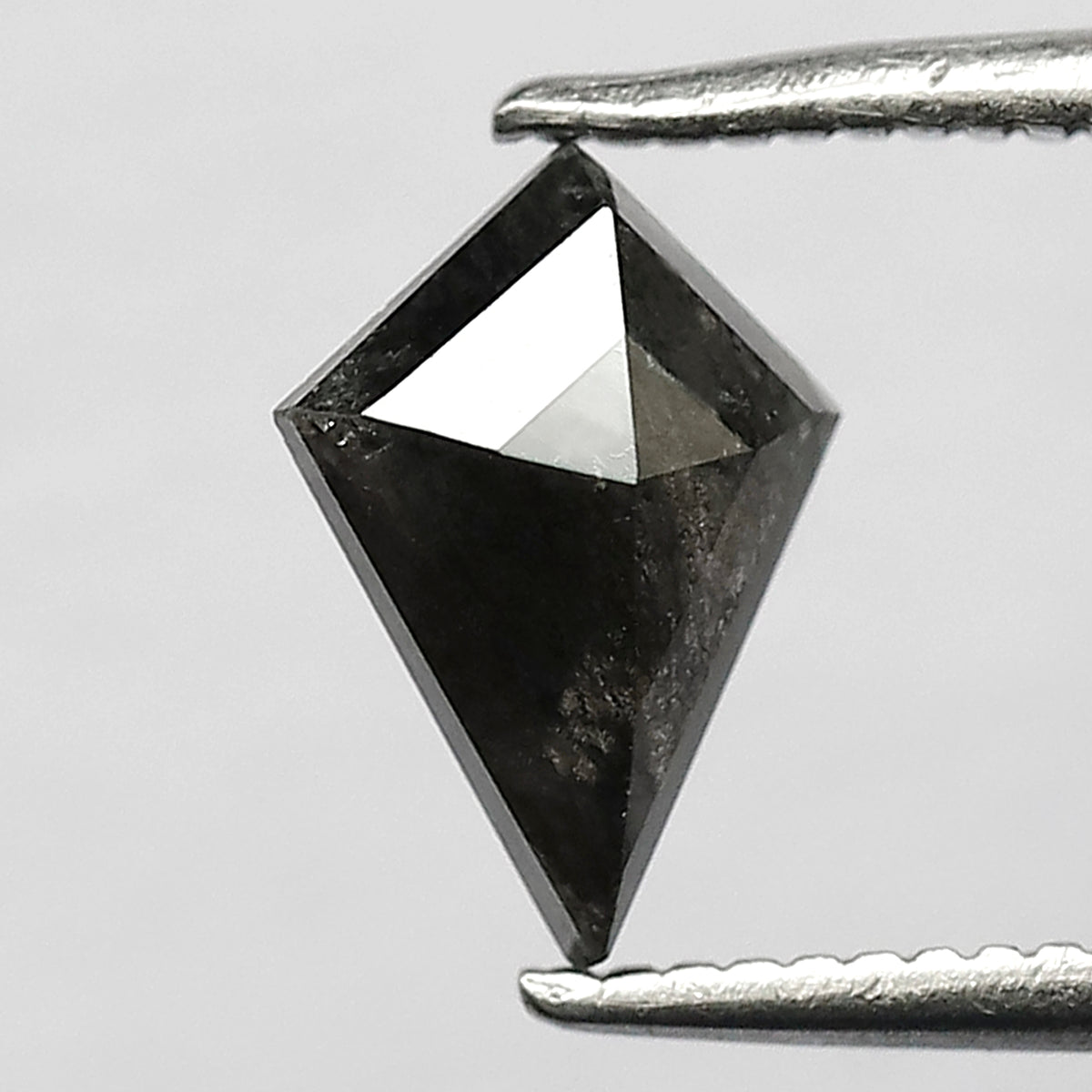1.00 Carat Kite Cut Salt and Pepper Diamond | Natural Black Gray Diamond | Unique Ethical Loose Stone for Ring