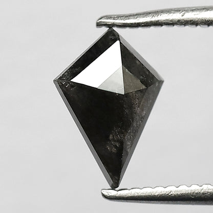 1.00 Carat Kite Cut Salt and Pepper Diamond | Natural Black Gray Diamond | Unique Ethical Loose Stone for Ring
