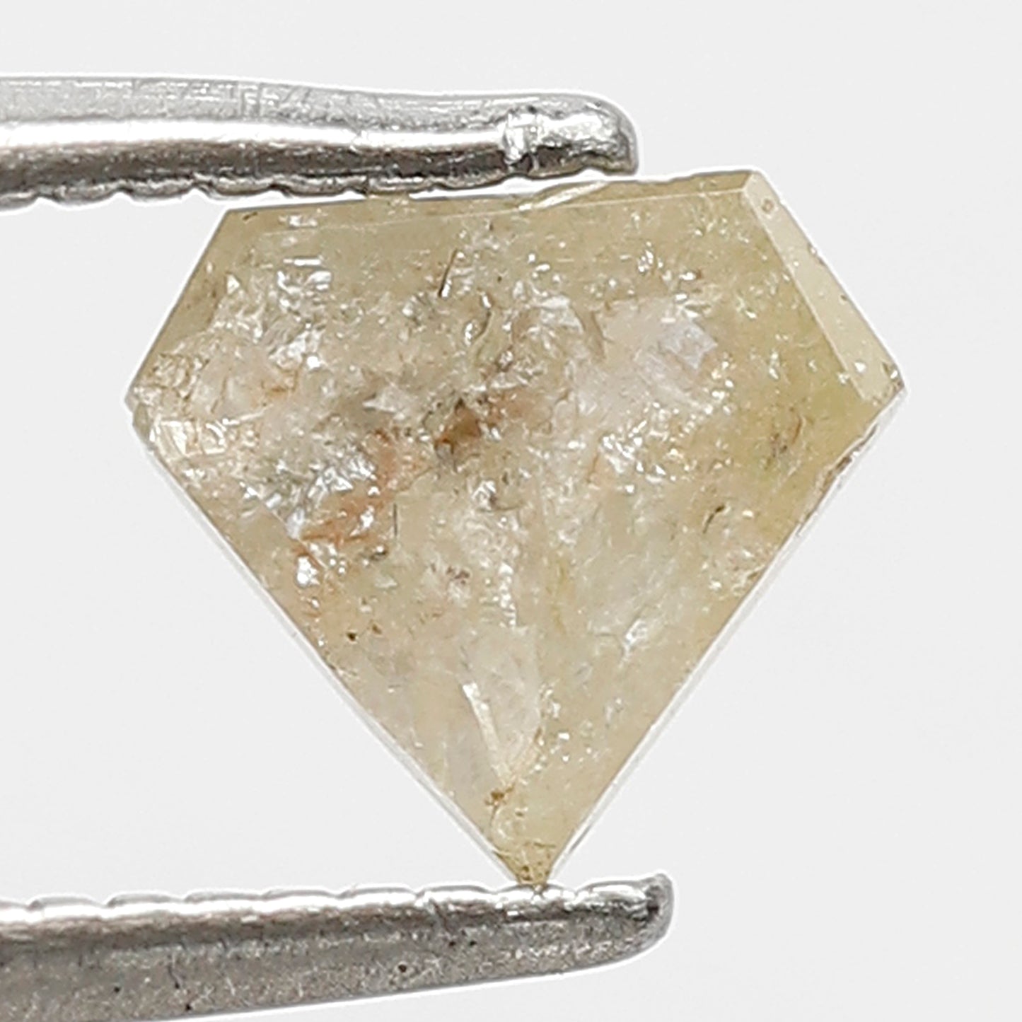 Pentagon 0.58 Ct Natural Yellowish Brown Rustic Diamond | Conflict Free Loose Diamond for Bridal Jewelry