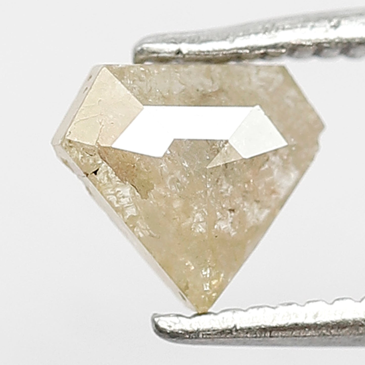 Pentagon 0.58 Ct Natural Yellowish Brown Rustic Diamond | Conflict Free Loose Diamond for Bridal Jewelry