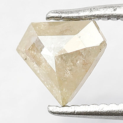 Pentagon 0.58 Ct Natural Yellowish Brown Rustic Diamond | Conflict Free Loose Diamond for Bridal Jewelry