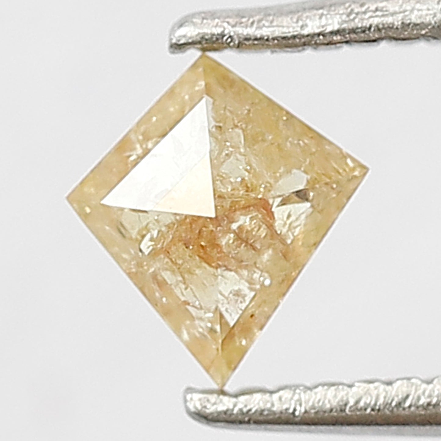 Kite Shape 0.35 Ct Natural Yellowish Red Rustic Diamond | 5.60 mm Loose Diamond for Ring