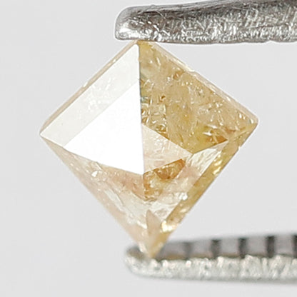 Kite Shape 0.35 Ct Natural Yellowish Red Rustic Diamond | 5.60 mm Loose Diamond for Ring