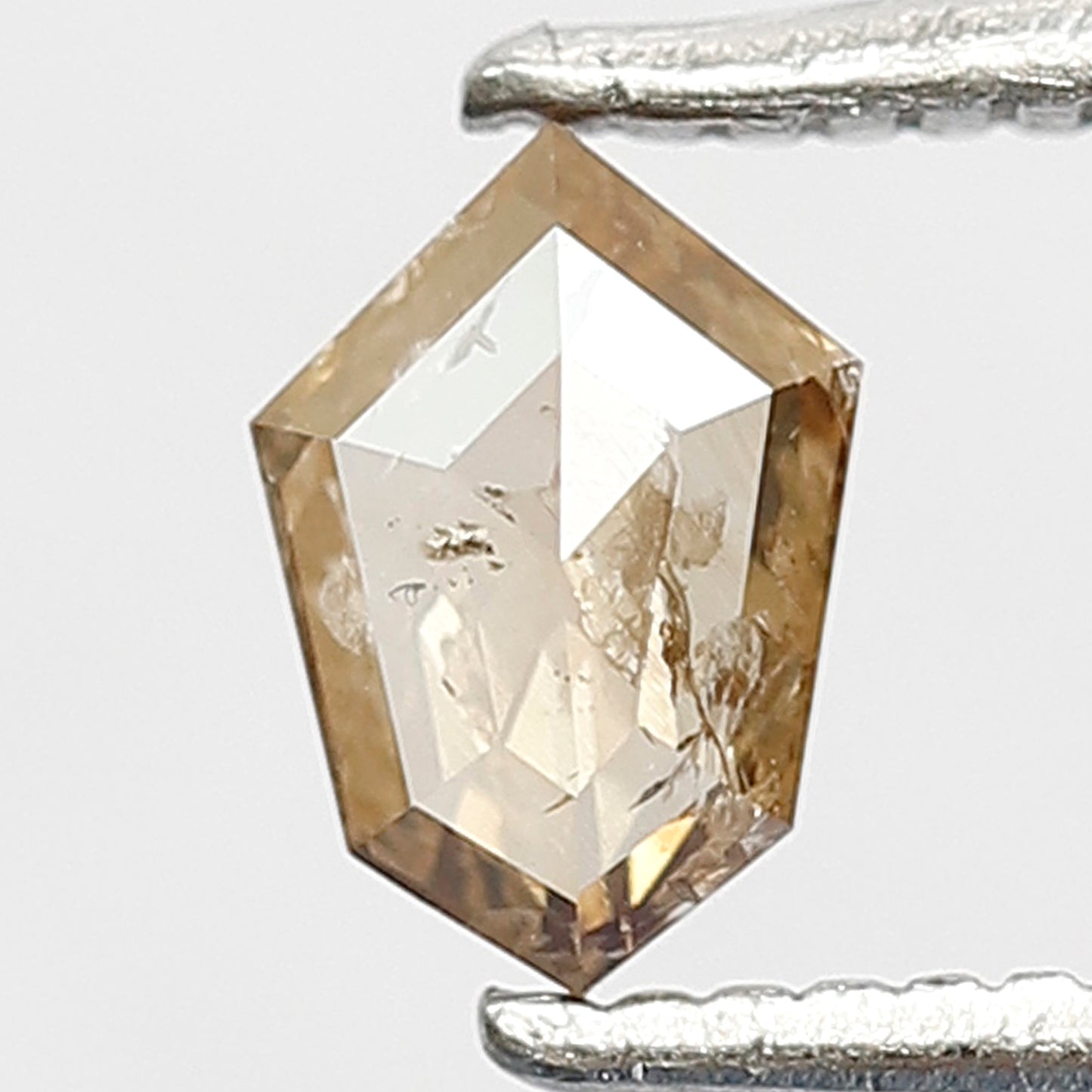 Geometric 0.35 Ct Natural Champagne Rustic Diamond | 5.80 MM Earth Mined Loose Diamond for Ring