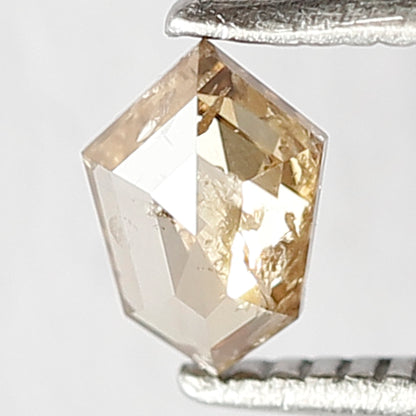 Geometric 0.35 Ct Natural Champagne Rustic Diamond | 5.80 MM Earth Mined Loose Diamond for Ring