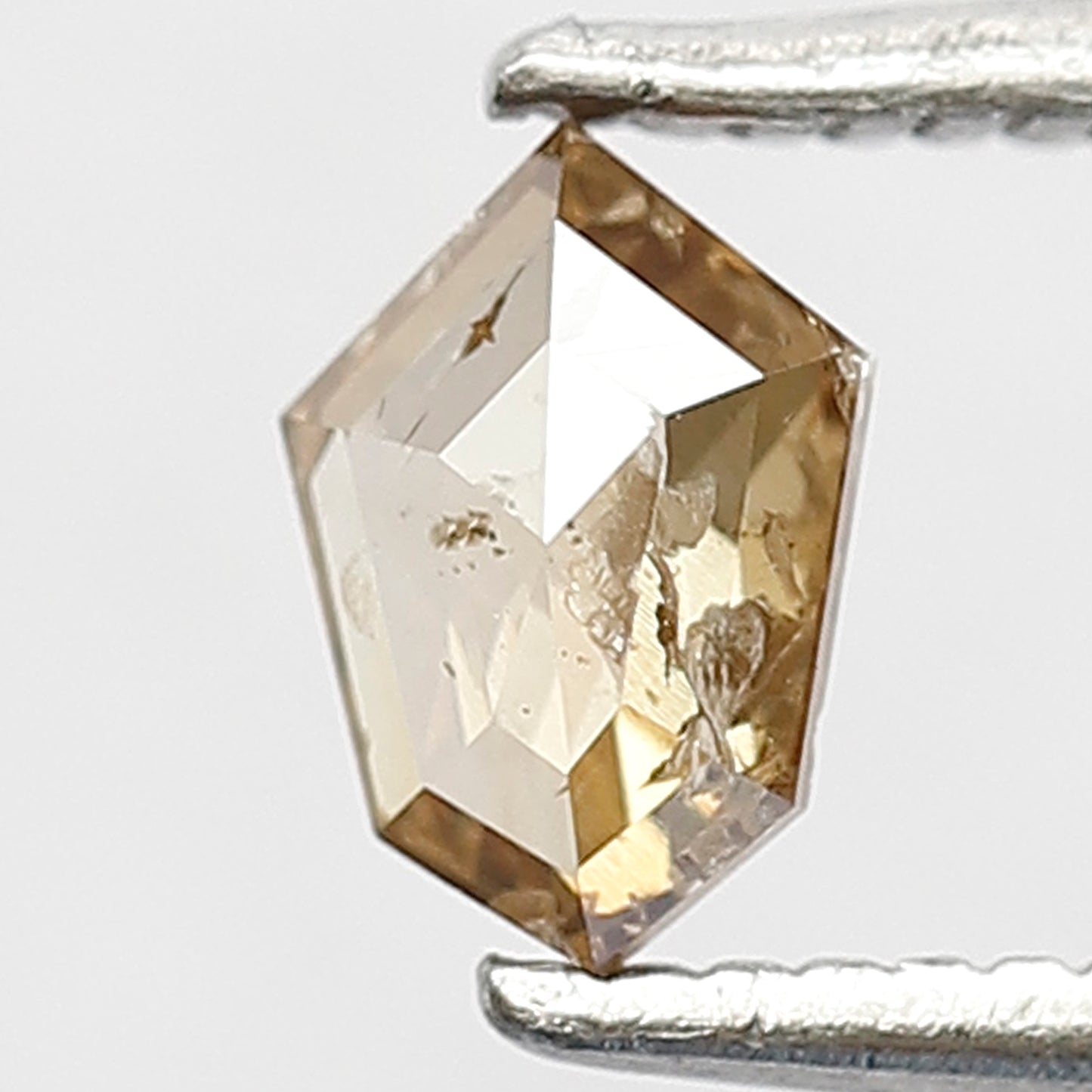 Geometric 0.35 Ct Natural Champagne Rustic Diamond | 5.80 MM Earth Mined Loose Diamond for Ring