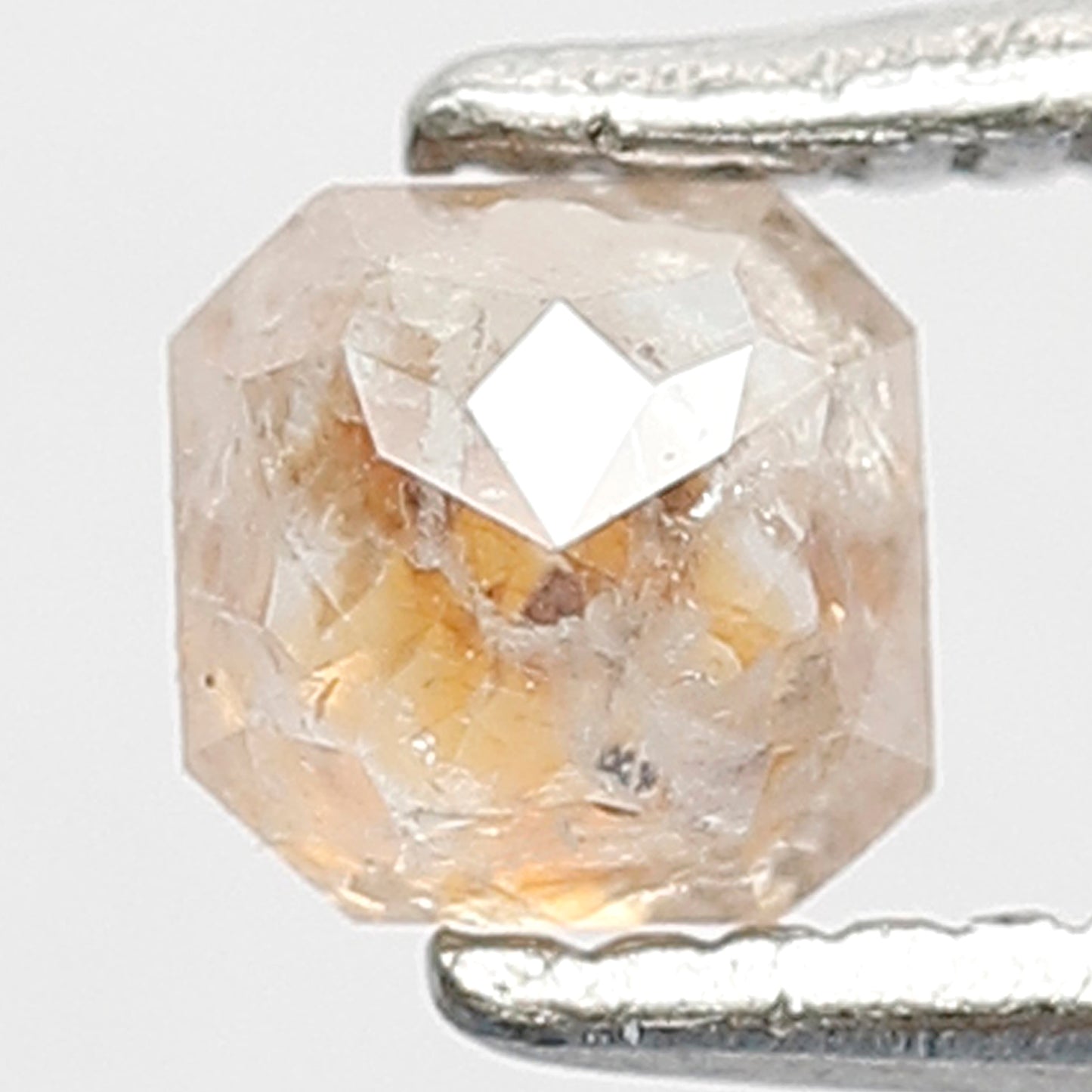 Natural 0.39 Ct Asscher Diamond | 4.00 x 4.00 mm Rustic Ethical Loose Stone for Jewelry