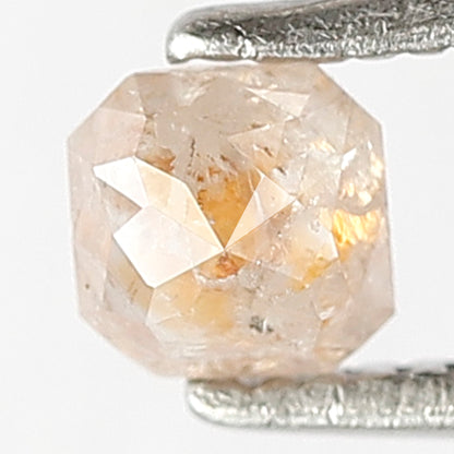 Natural 0.39 Ct Asscher Diamond | 4.00 x 4.00 mm Rustic Ethical Loose Stone for Jewelry