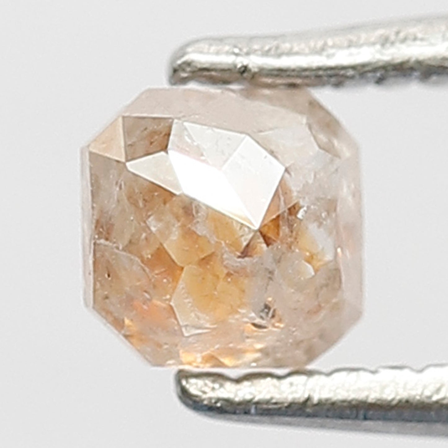 Natural 0.39 Ct Asscher Diamond | 4.00 x 4.00 mm Rustic Ethical Loose Stone for Jewelry