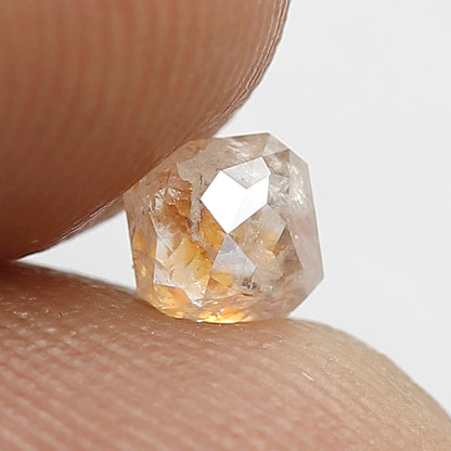 Natural 0.39 Ct Asscher Diamond | 4.00 x 4.00 mm Rustic Ethical Loose Stone for Jewelry