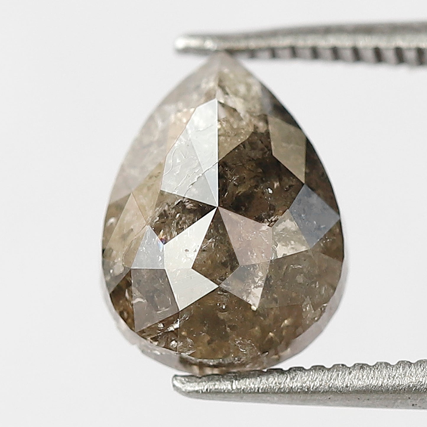 2.09 Ct Pear Shape Rustic Diamond | Natural Brownish Ethical Conflict Free Loose Diamond