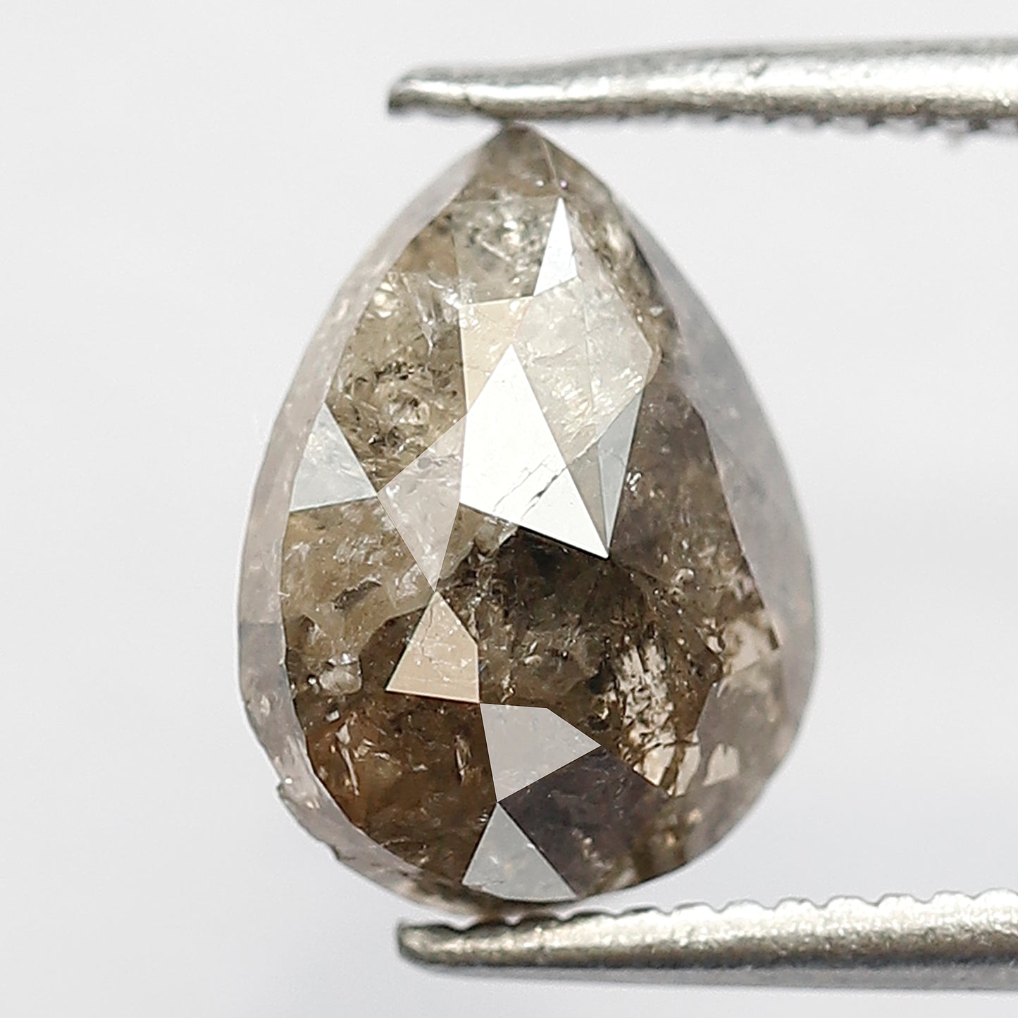 2.09 Ct Pear Shape Rustic Diamond | Natural Brownish Ethical Conflict Free Loose Diamond