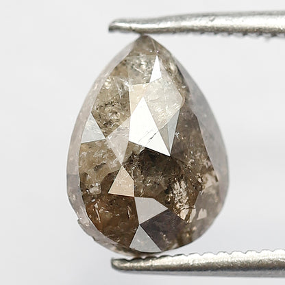 2.09 Ct Pear Shape Rustic Diamond | Natural Brownish Ethical Conflict Free Loose Diamond