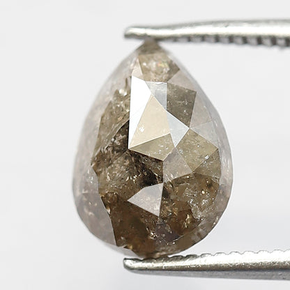 2.09 Ct Pear Shape Rustic Diamond | Natural Brownish Ethical Conflict Free Loose Diamond