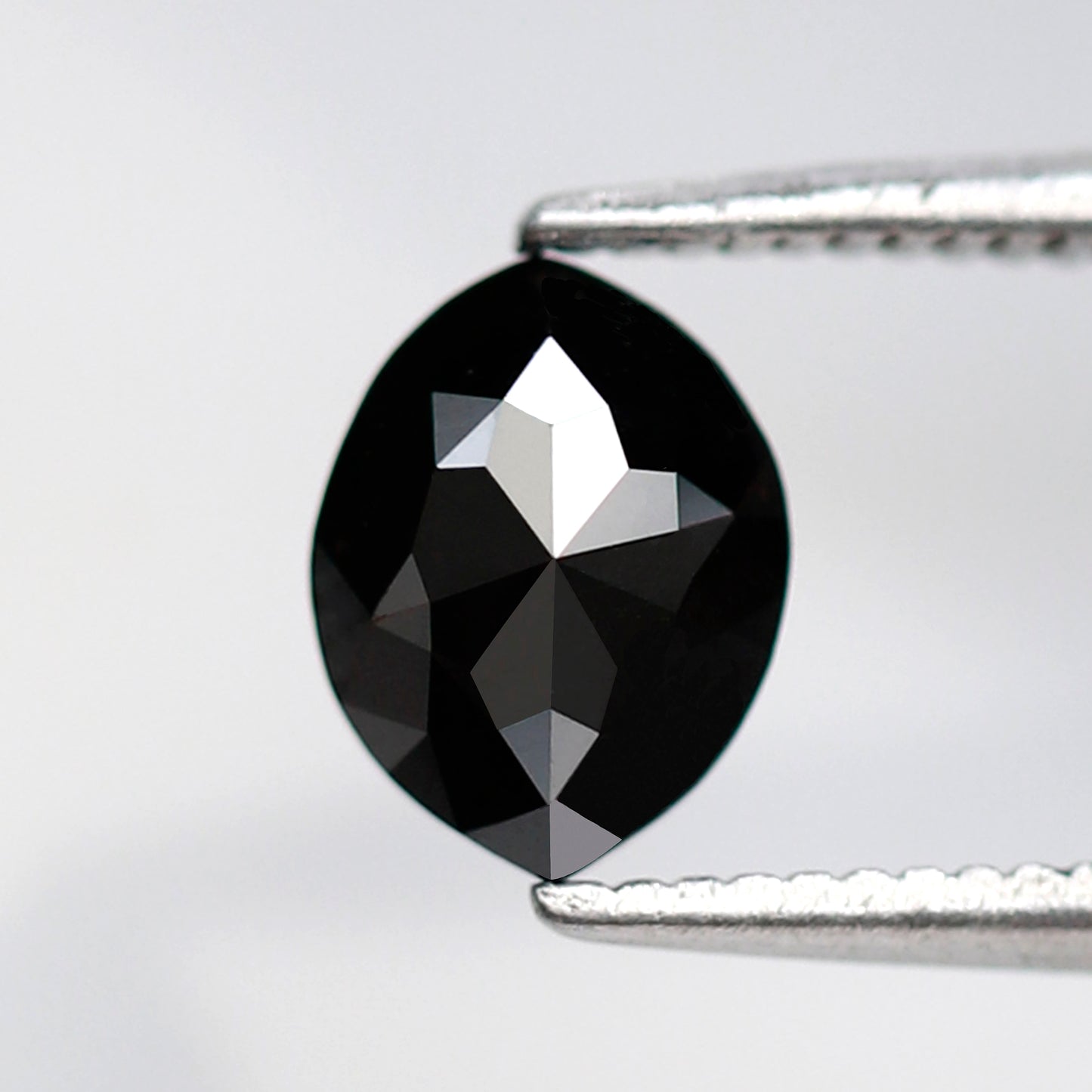 0.97 Ct Marquise Black Diamond AAA Quality, Natural Treated Loose Conflict Free Diamond for Women Ring