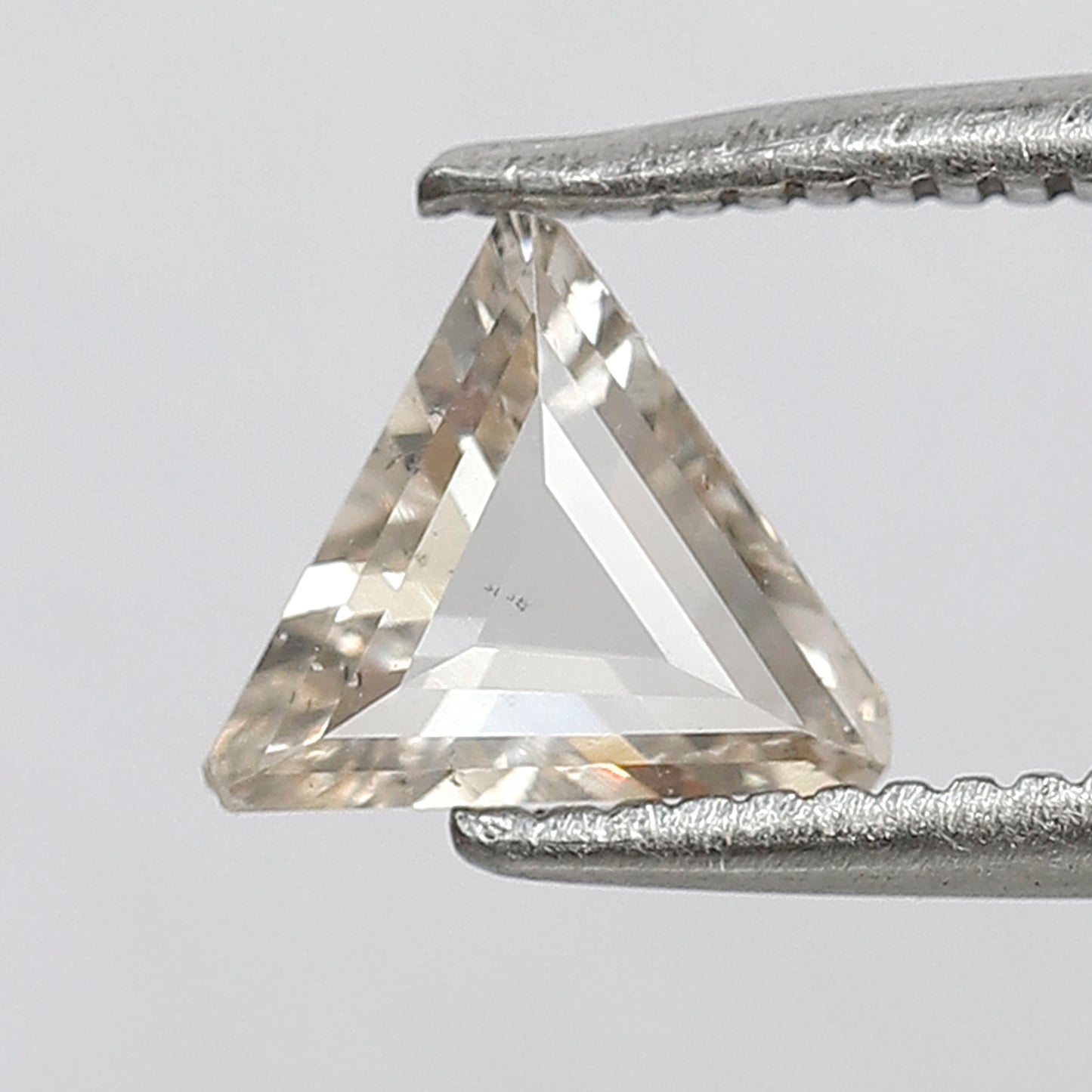 0.50 Ct 6.5 mm Brown Color Diamond Triangle shape Diamond for making Pendant