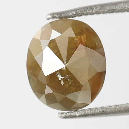 1.73 CT Oval Shape Ethical Loose Diamond, Natural Greenish Earth Mined Rustic Diamond For Oval Diamond Ring