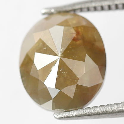 1.73 CT Oval Shape Ethical Loose Diamond, Natural Greenish Earth Mined Rustic Diamond For Oval Diamond Ring
