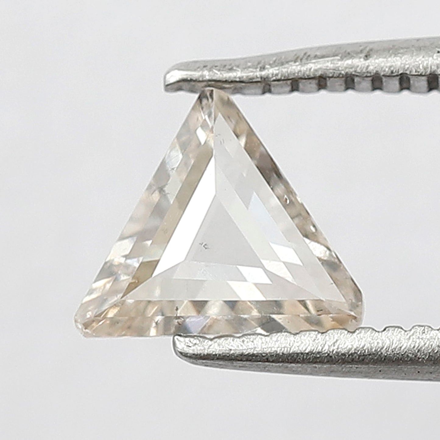 0.50 Ct 6.5 mm Brown Color Diamond Triangle shape Diamond for making Pendant